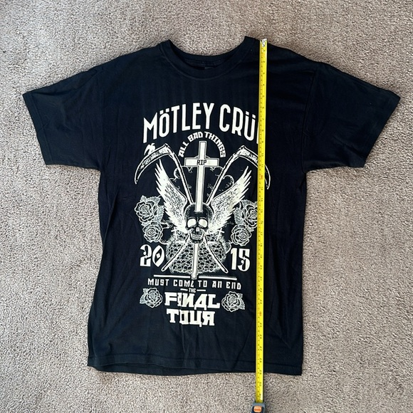 Mötley Crüe all bad things 2015 must come to an end the final tour T-shirt (M) - Picture 6 of 9